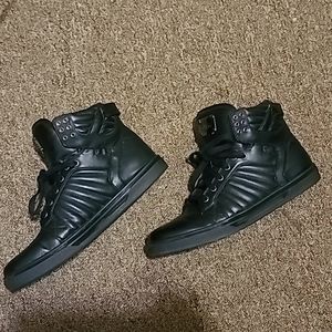 Guess black high tops